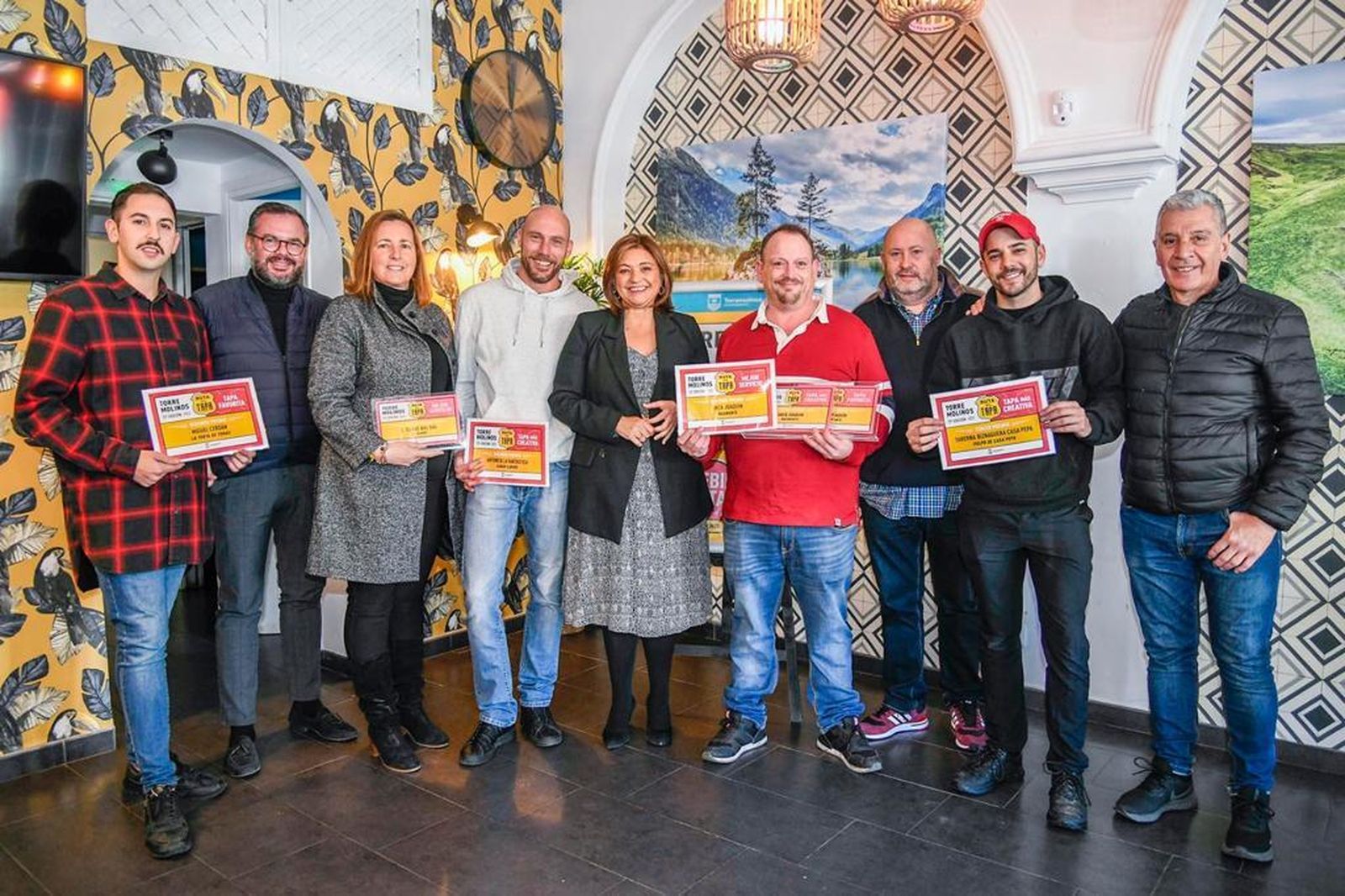 La entrega de los premios de la ‘Ruta de la tapa’ de Torremolinos.