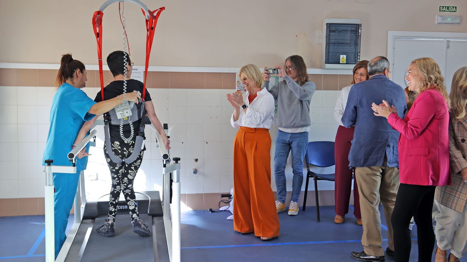 Upacesur Jerez instala la cinta rodante ‘Mercury Med’ para la rehabilitación.