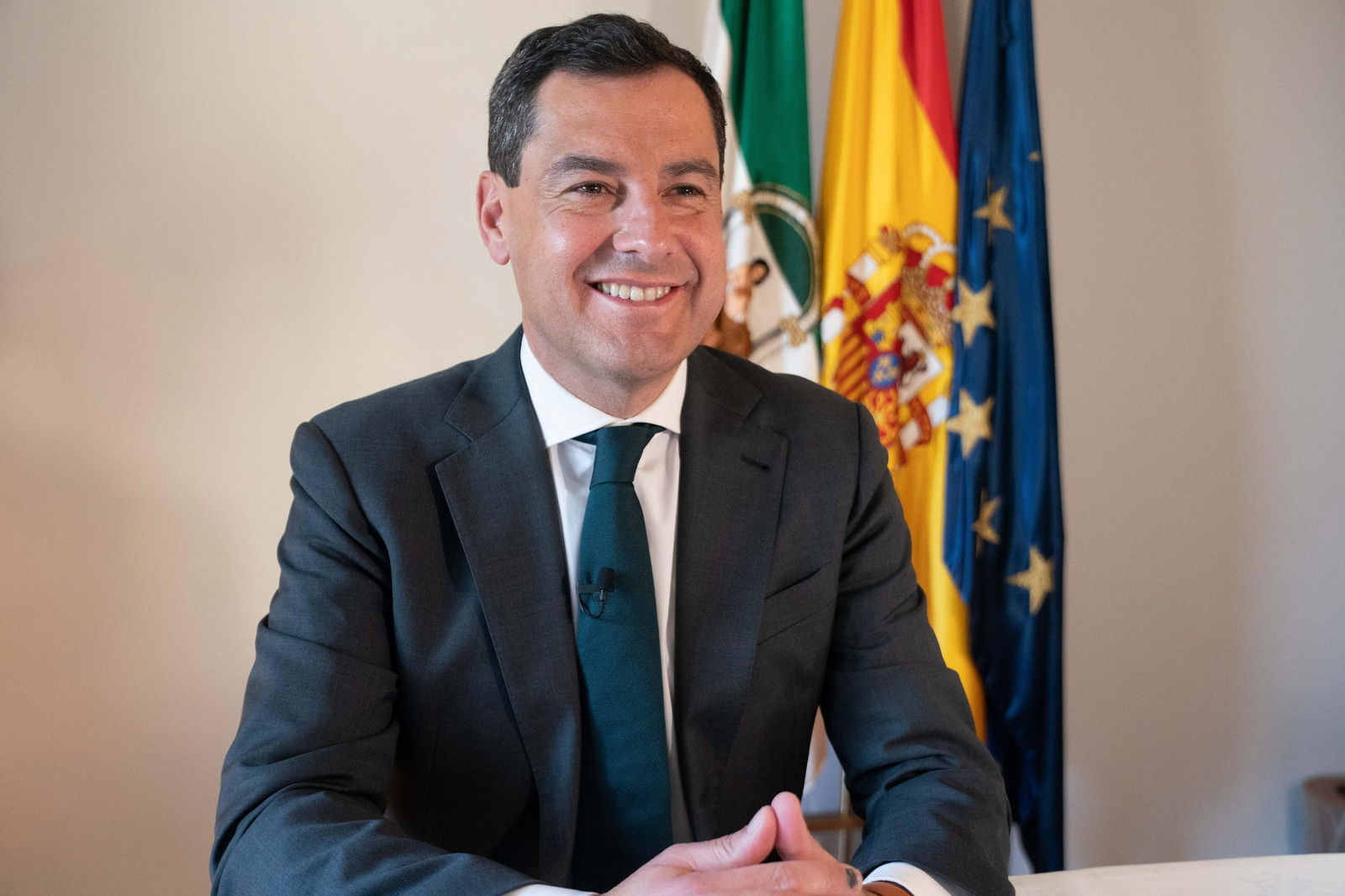 El presidente de la Junta de Andalucía, Juanma Moreno.