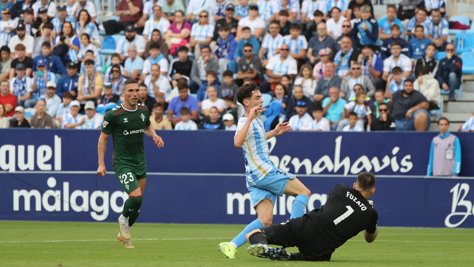 El Málaga CF - Eibar, en fotos