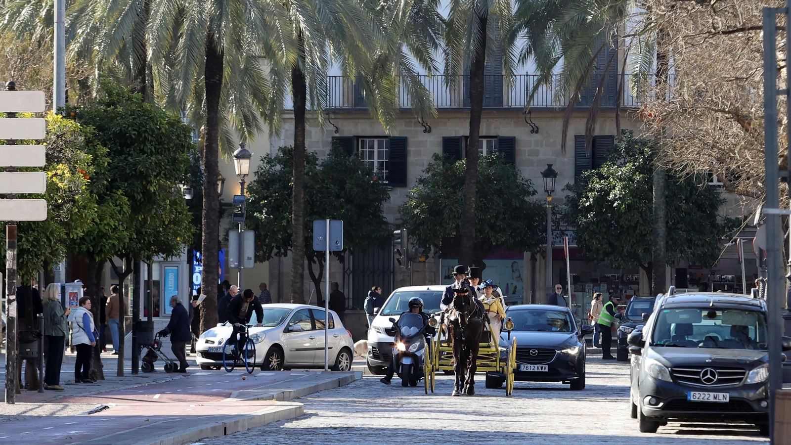 Concurso de enganches por las calles de Jerez