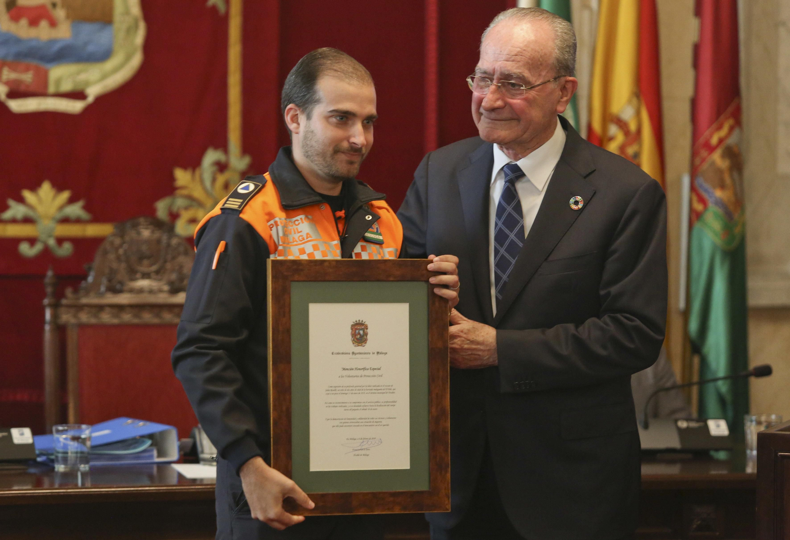 Menciones en el Pleno de Málaga para reconocer al operativo de rescate de Julen