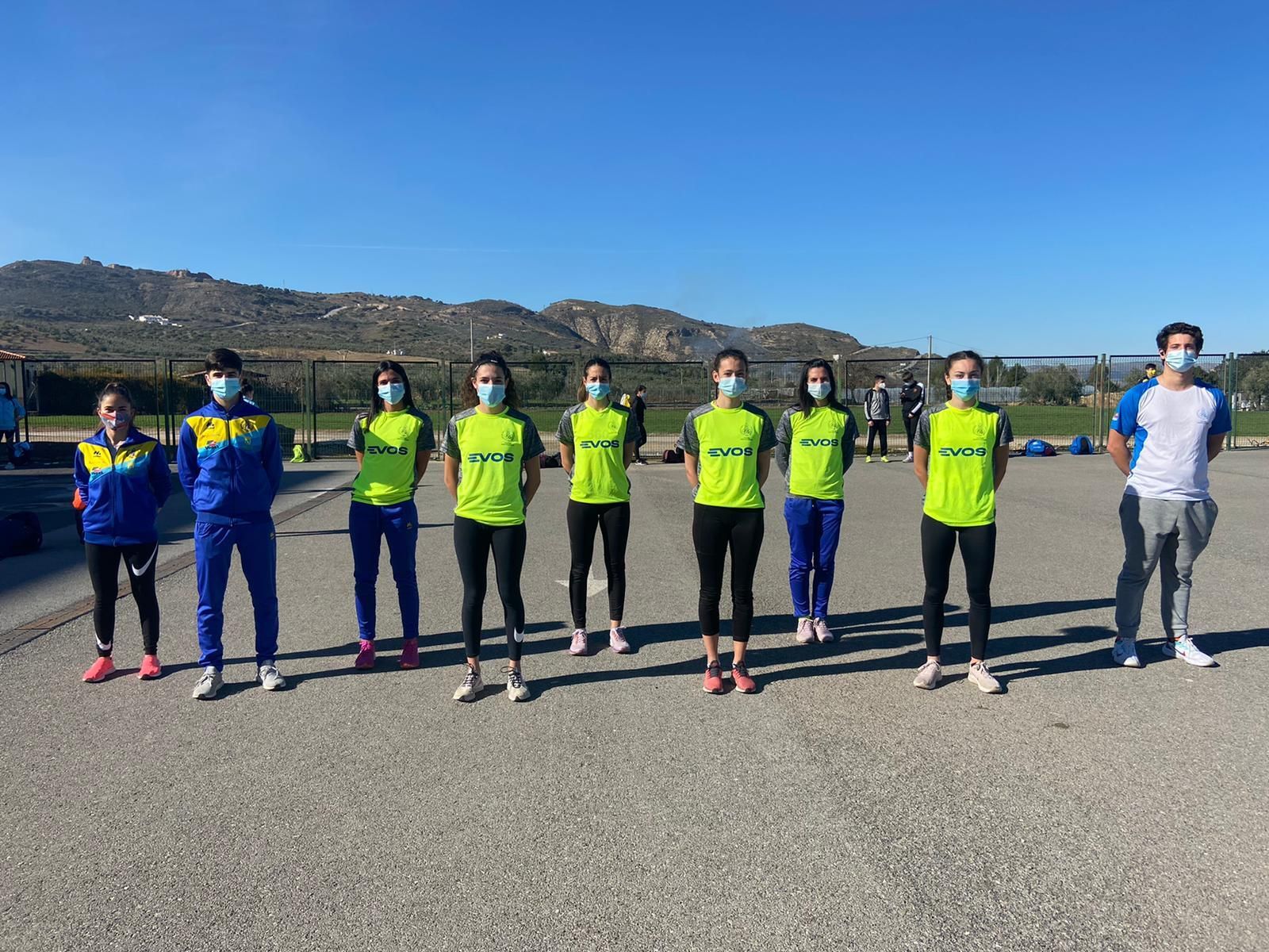 Los atletas del Bahía de Algeciras desplazados a Antequera.