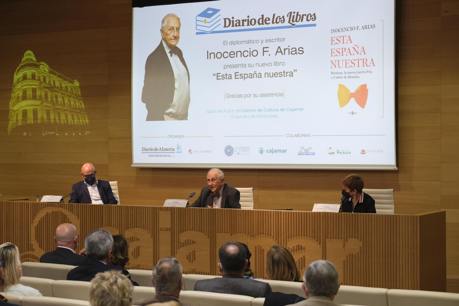 Antonio Lao, Inocencio Arias y María del Mar Ruiz.