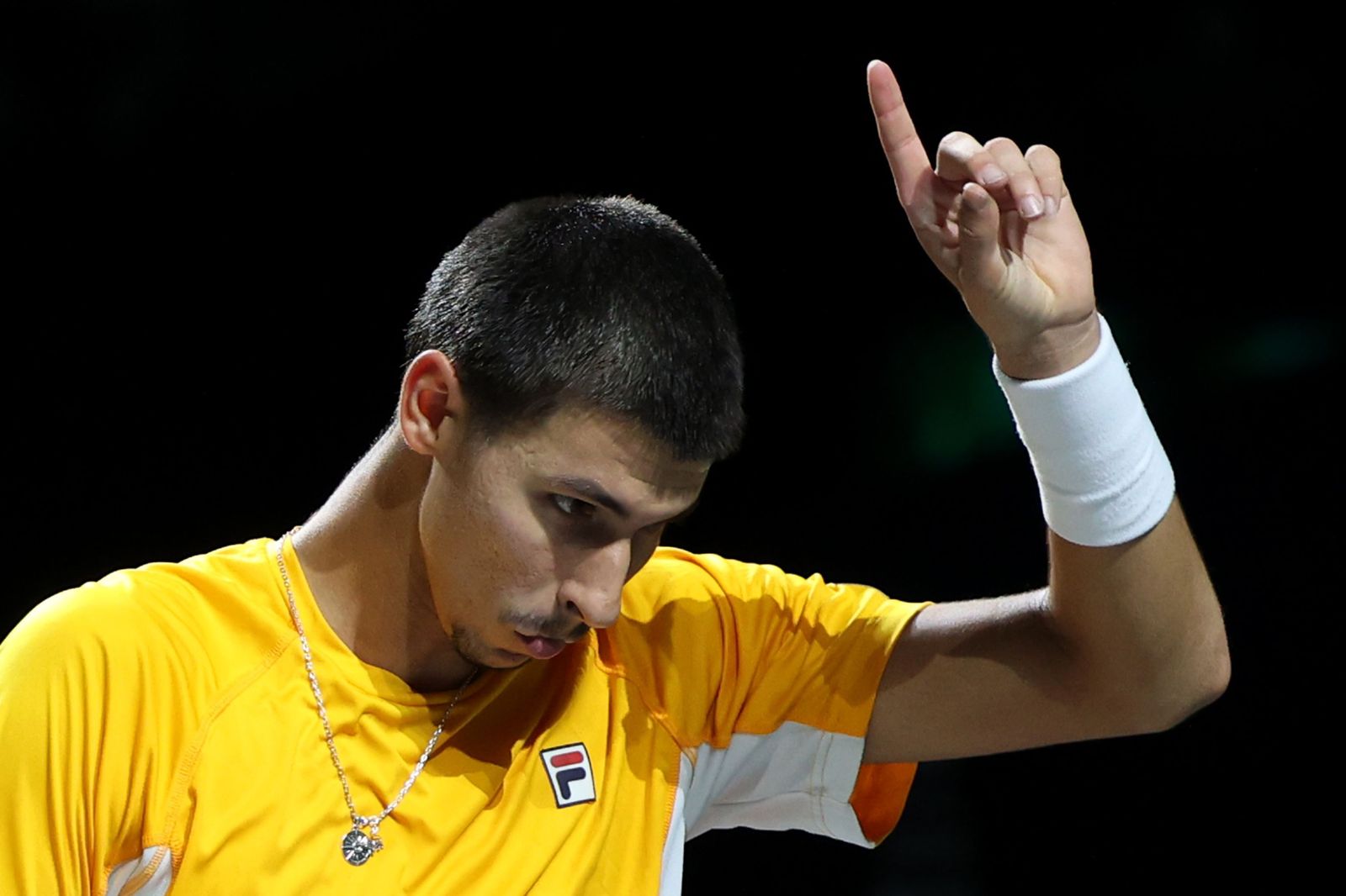 Copa Davis en Málaga: Arnaldi-Popyrin, en fotos