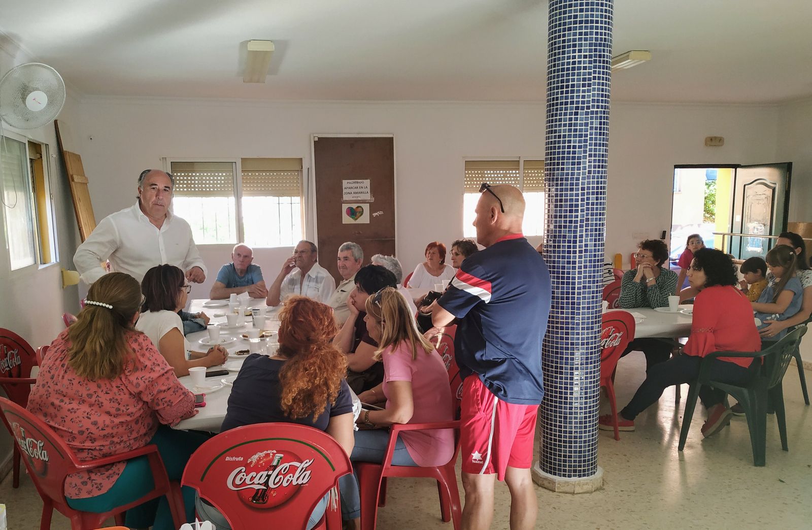 José Ignacio Landaluce reunido con los vecinos de Los Toreros