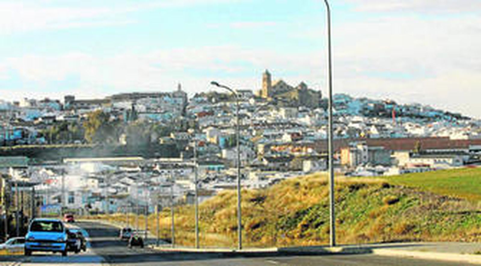Zona de El Cigarral, en la que levantará el nuevo parque empresarial de la localidad de Montilla.