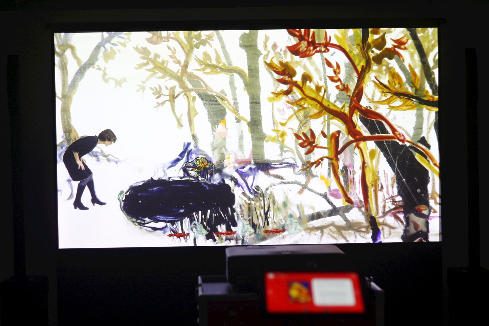 Uno de los recursos de 'Micro-folie' en la Alianza Francesa de Málaga.