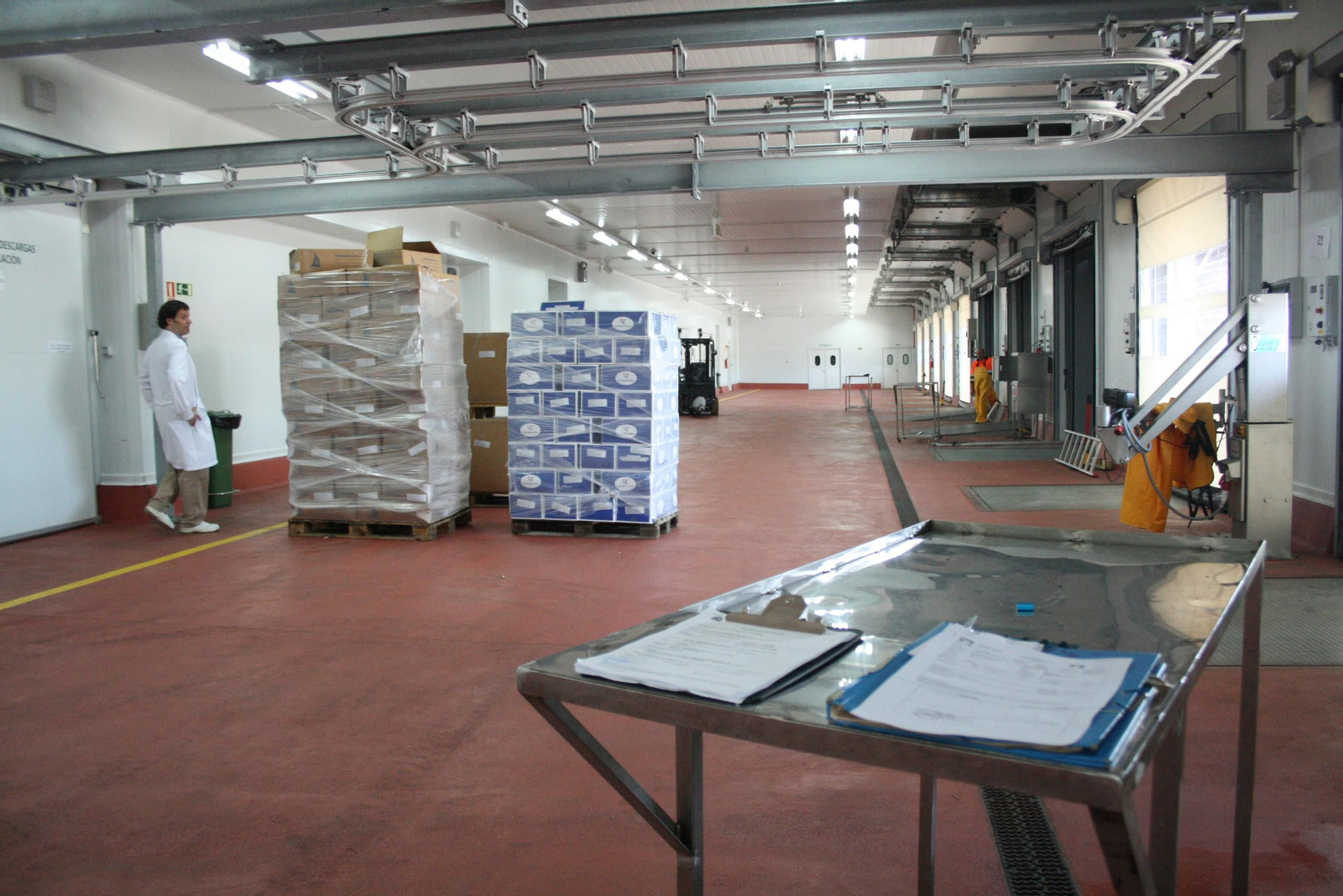 Inspección de productos hortofrutícolas en el Puerto de Algeciras.