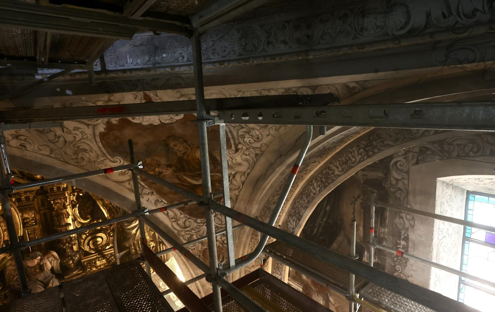 Obras en la Iglesia de La Caridad