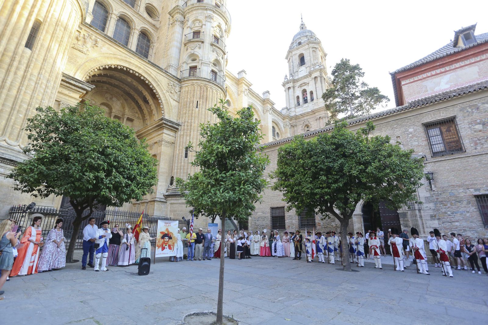 Las fotos del desfile en Málaga en recuerdo a Bernardo de Gálvez