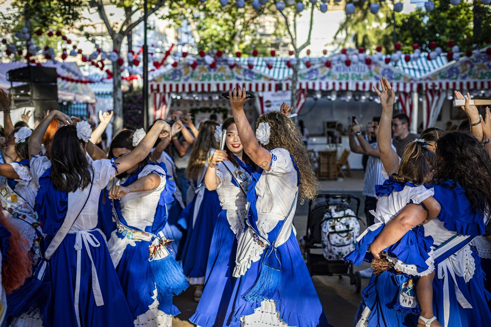 Feria del Carmen en el Parque Búscate en las imágenes del viernes de Feria en San Fernando