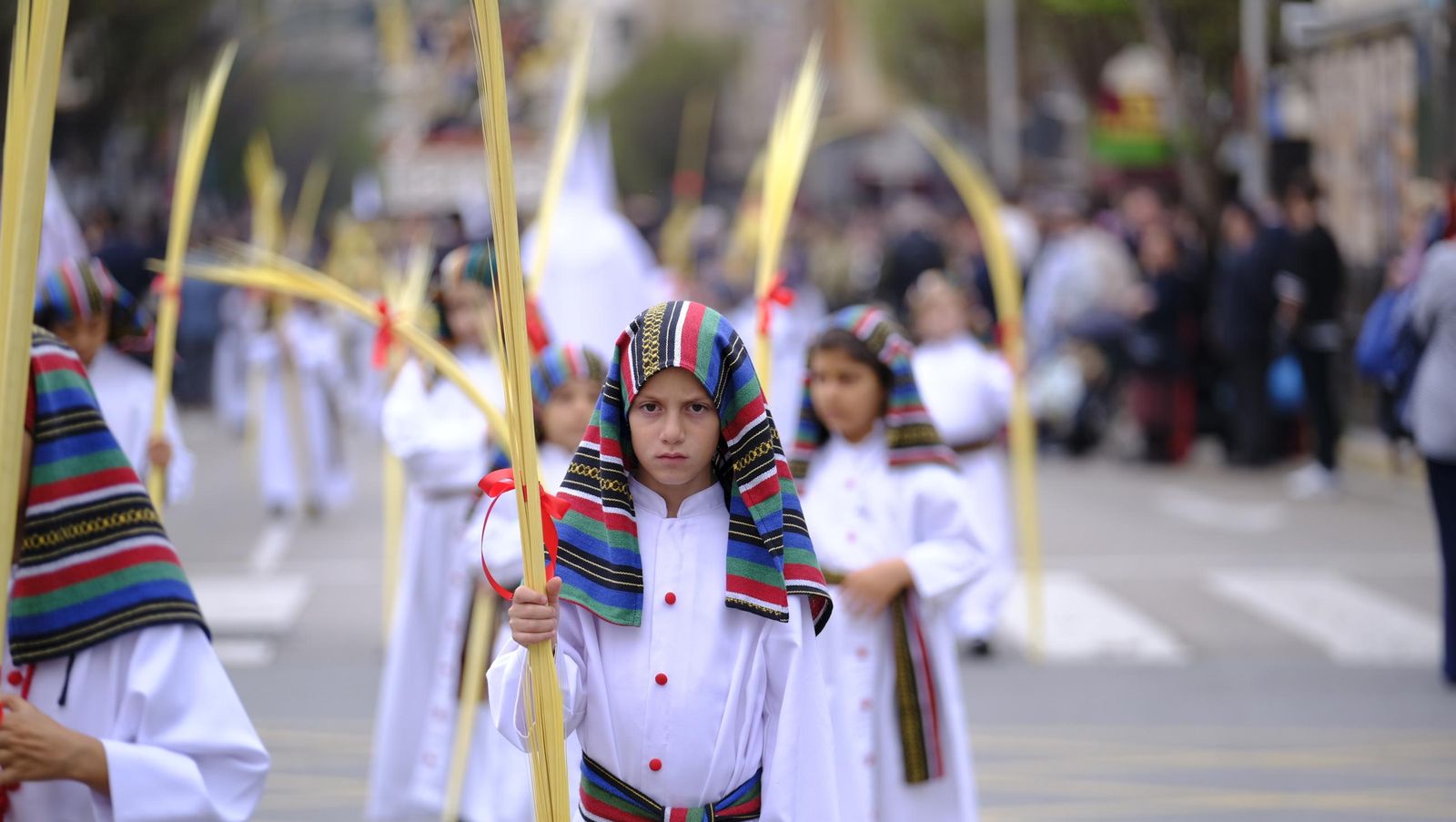 La Borriquita en la Semana Santa de Almería 2025, en imágenes
