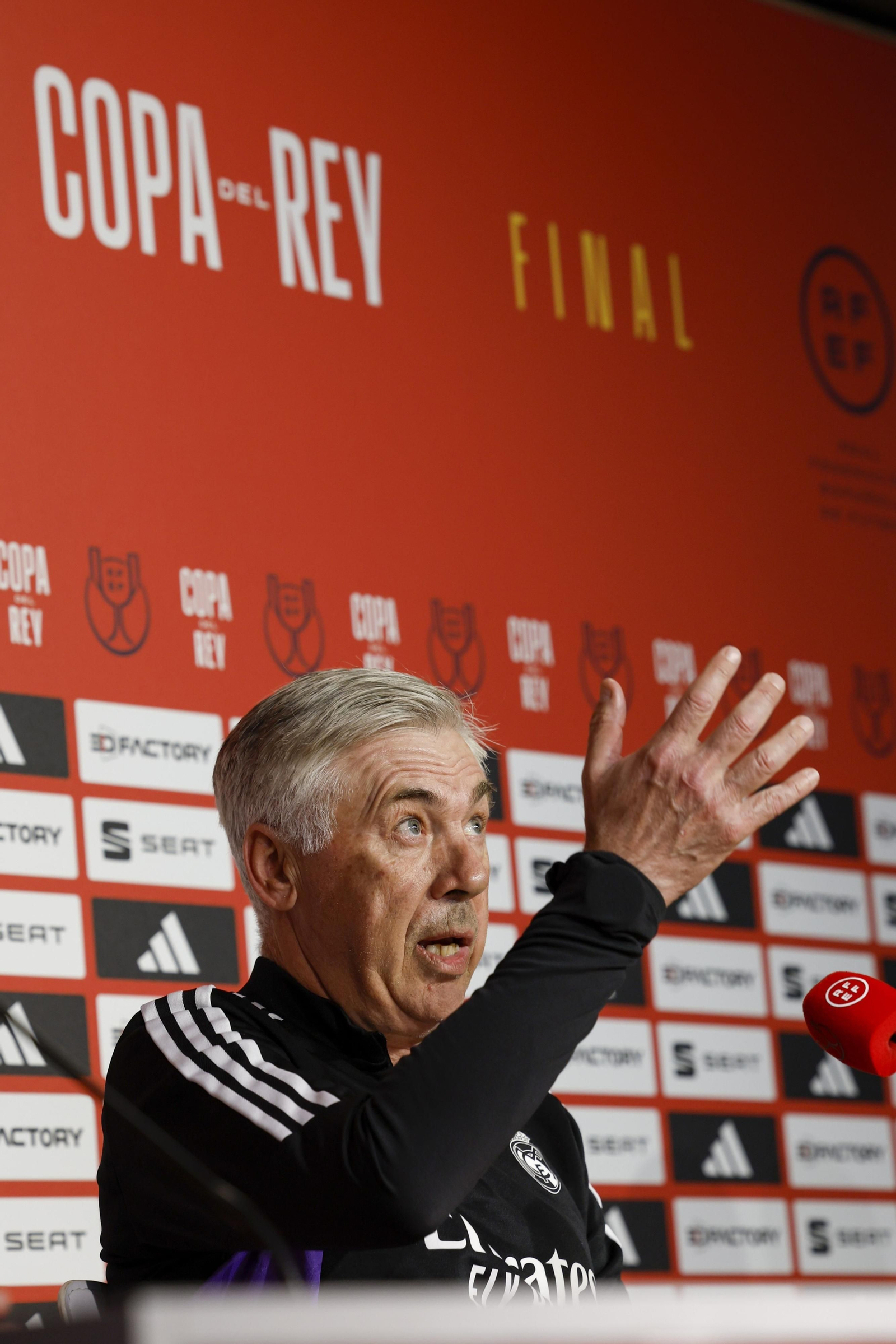 Las fotos de Real Madrid y Osasuna para la final de la Copa en Sevilla