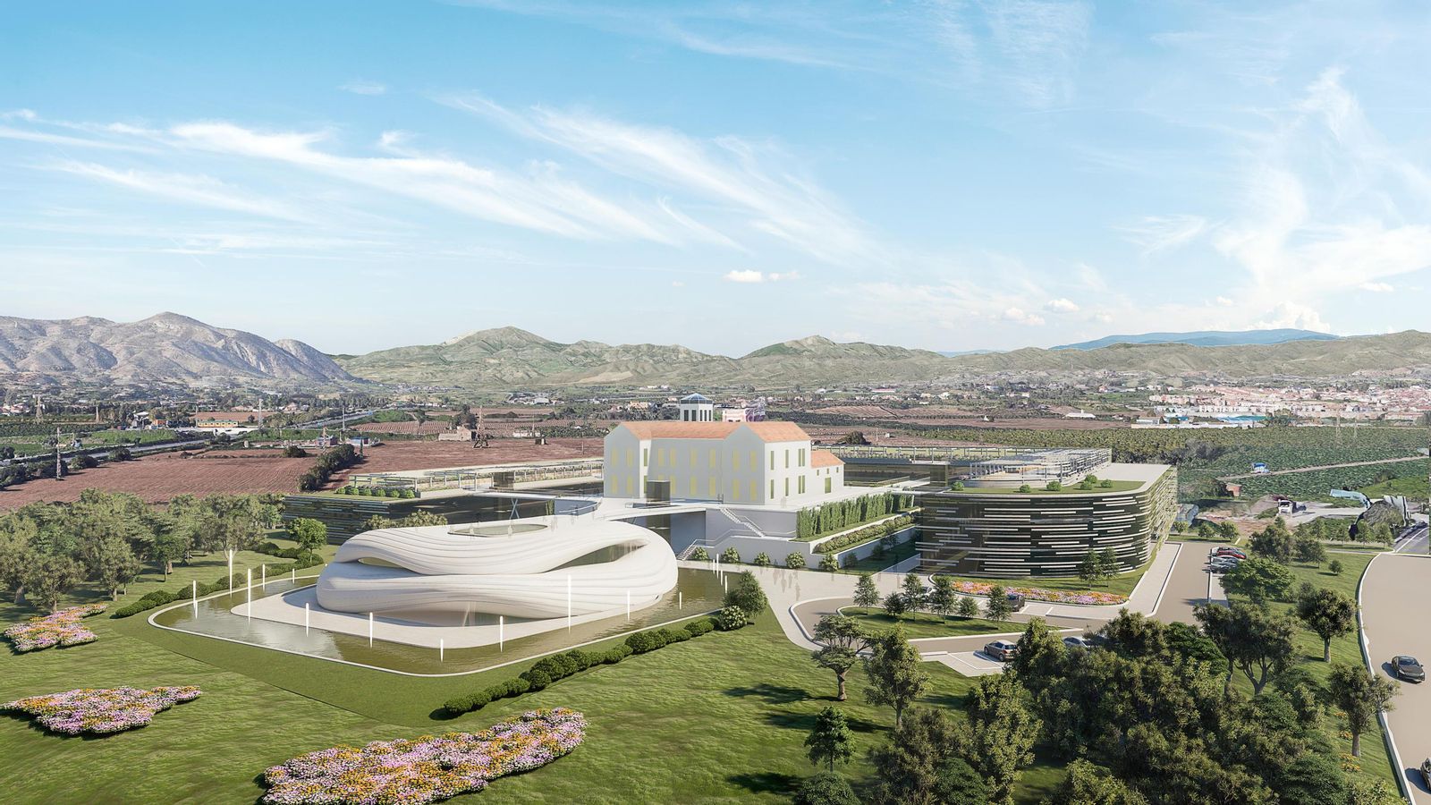 Complejo de oficinas que se proyecta en el Cortijo Jurado.