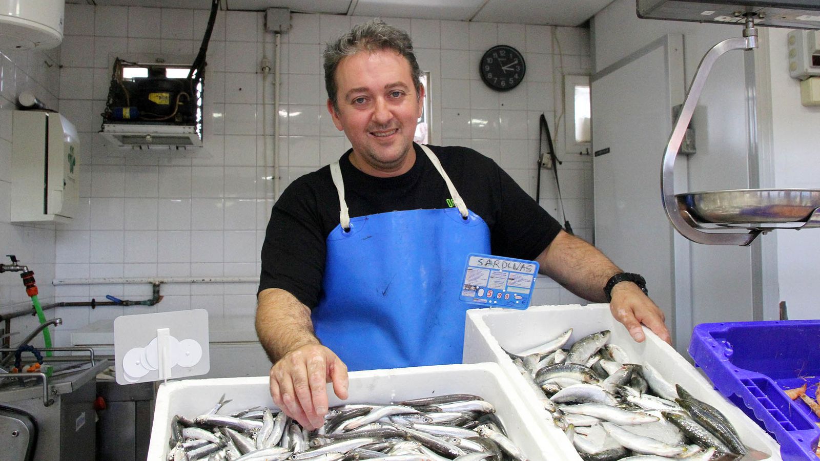 Juan Carlos Salguero, presidente de la Asociación de Comerciantes del Mercado de San Sebastián