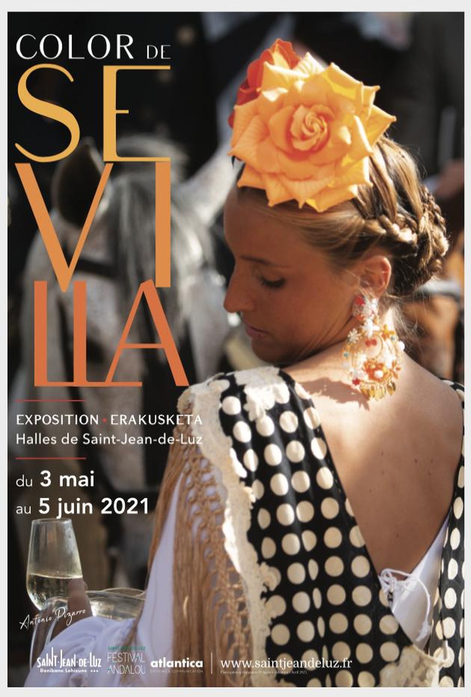 El cartel de la exposición de Antonio Pizarro.