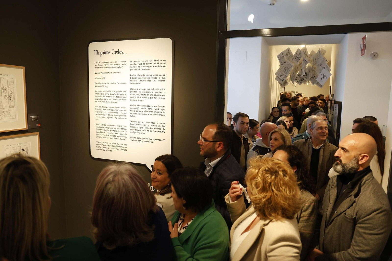 Las fotos de la inauguración de la sala Carlos Pacheco en el Centro de Arte Contemporáneo de San Roque