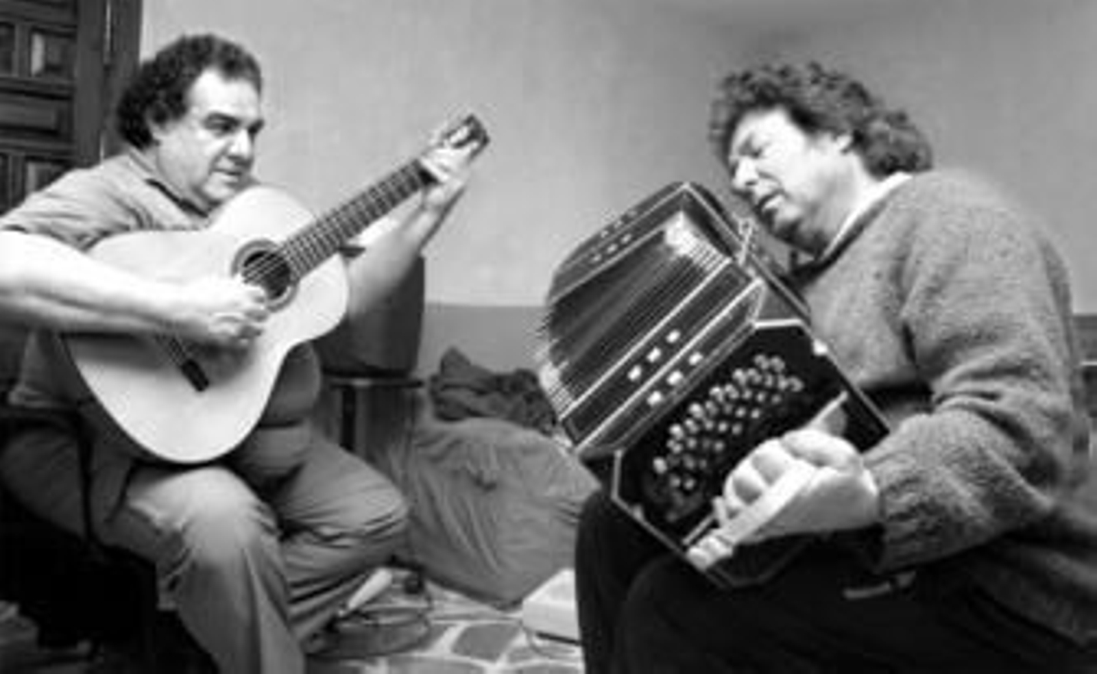 Morente, con el tanguista argentino Rubén Juárez.