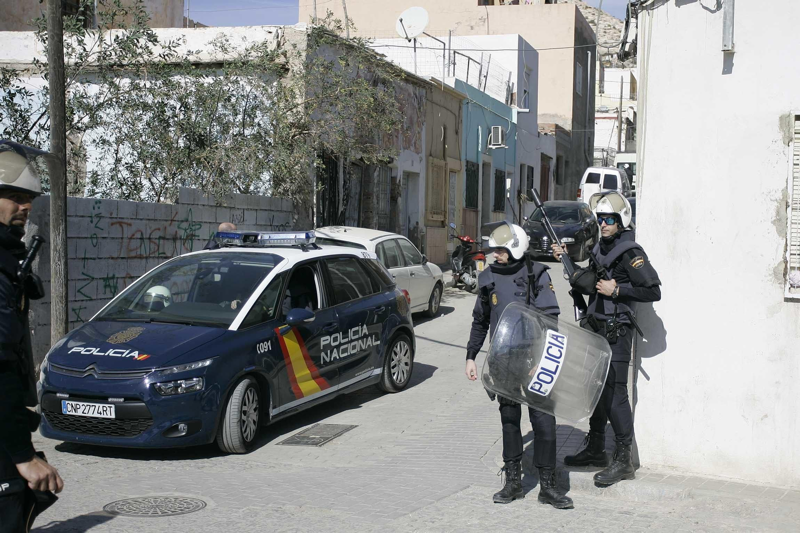 Imagen de archivo de una operación policial.