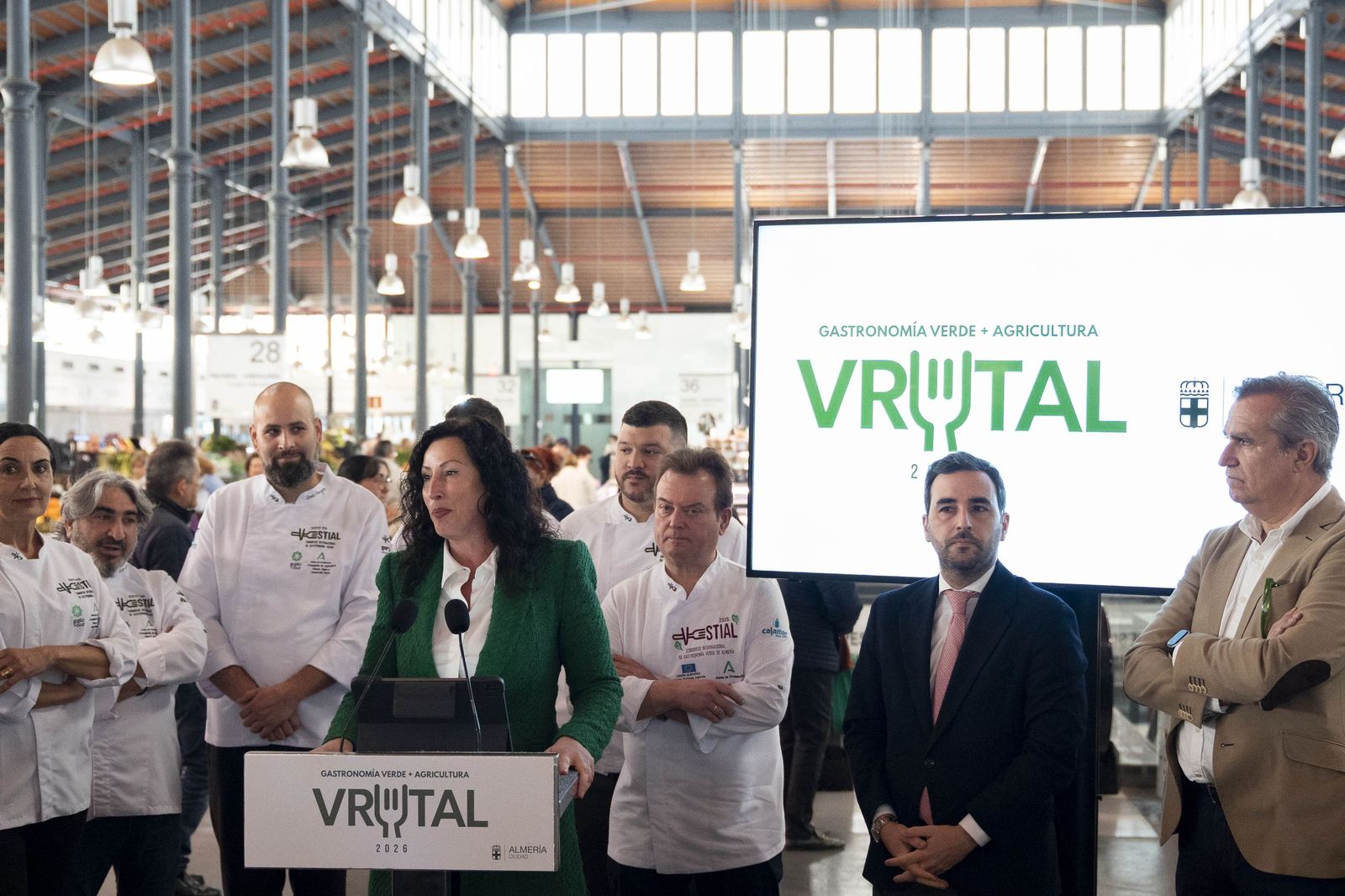 Presentación de Vrutal en el Mercado Central de Almería