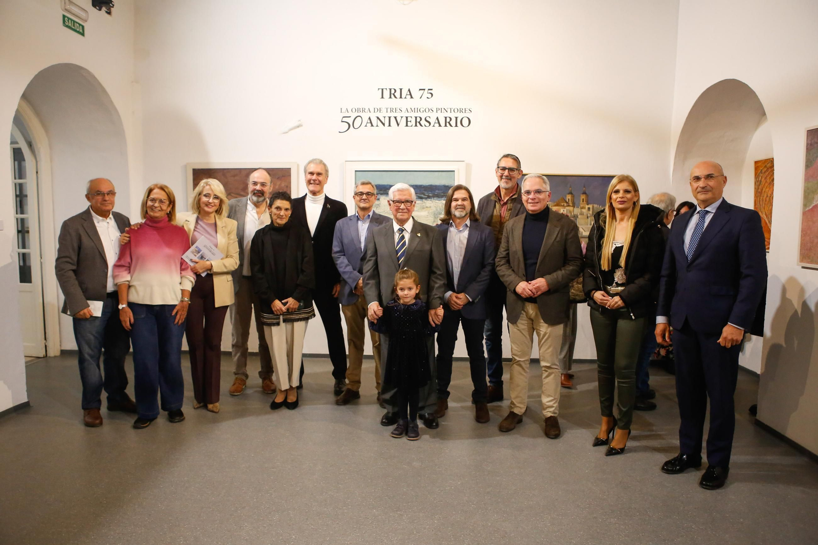 Las fotos de la inauguración de la exposición por el 50 aniversario de Tria 75