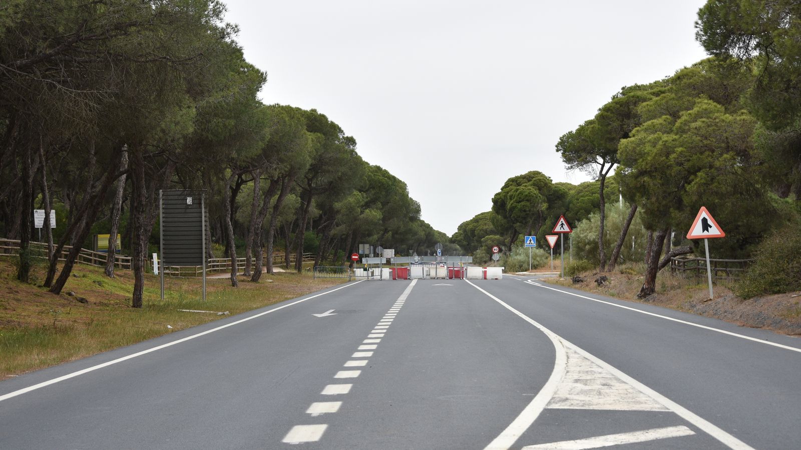 Corte de carretera en Punta Umbría dentro del dispositivo de seguridad por el Festival 'La Punta'