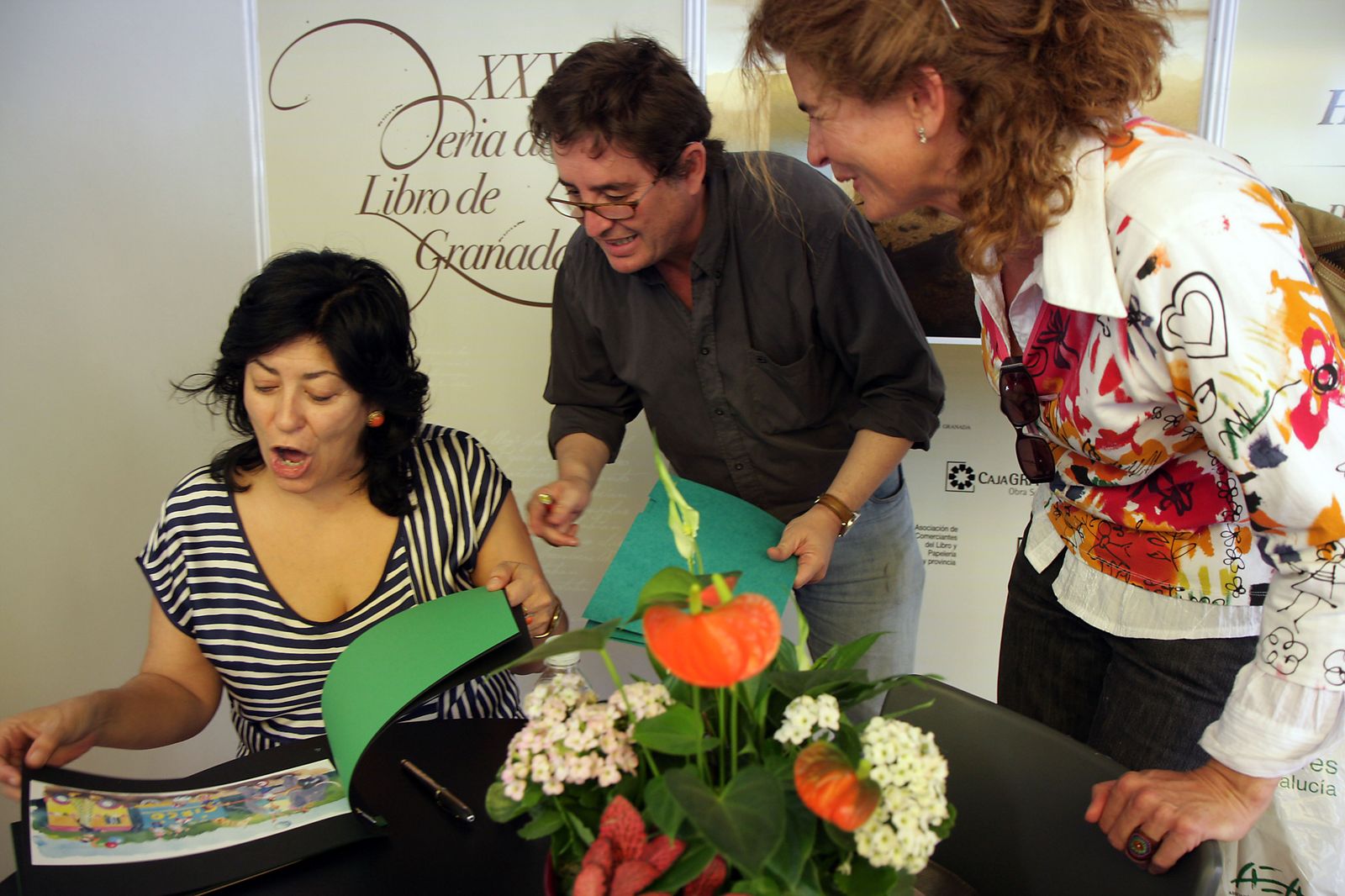 Imagen de archivo de Almudena Grandes y Luis García Montero en la Feria del libro de Granada