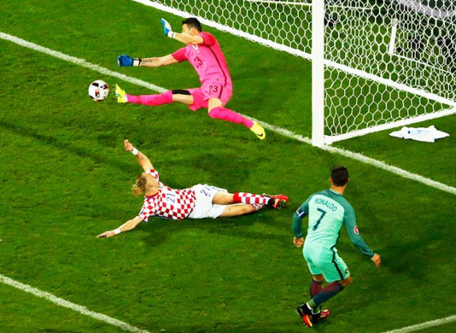 Imágenes del Croacia-Portugal