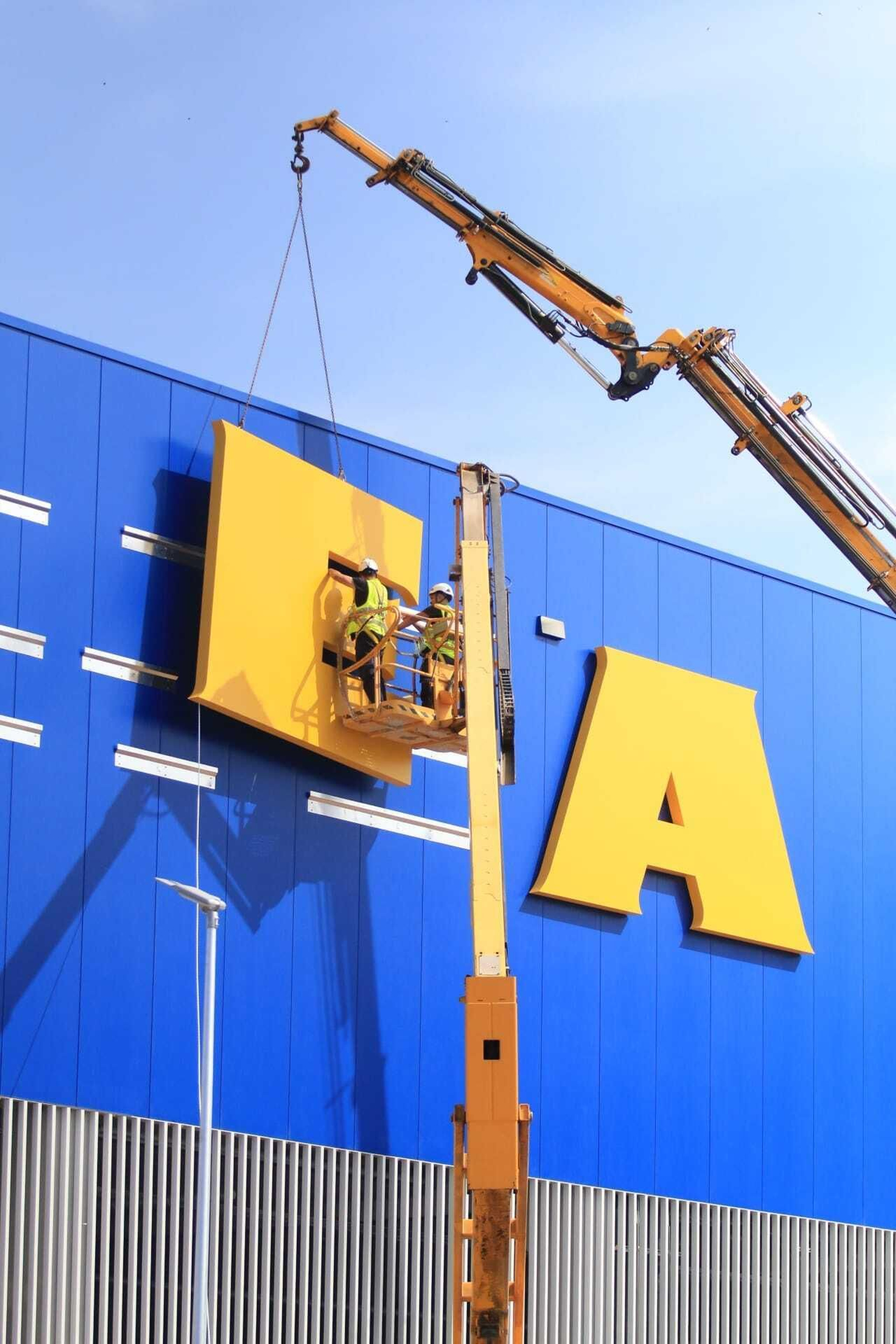 Las imágenes de cómo avanzan las obras de IKEA Almería