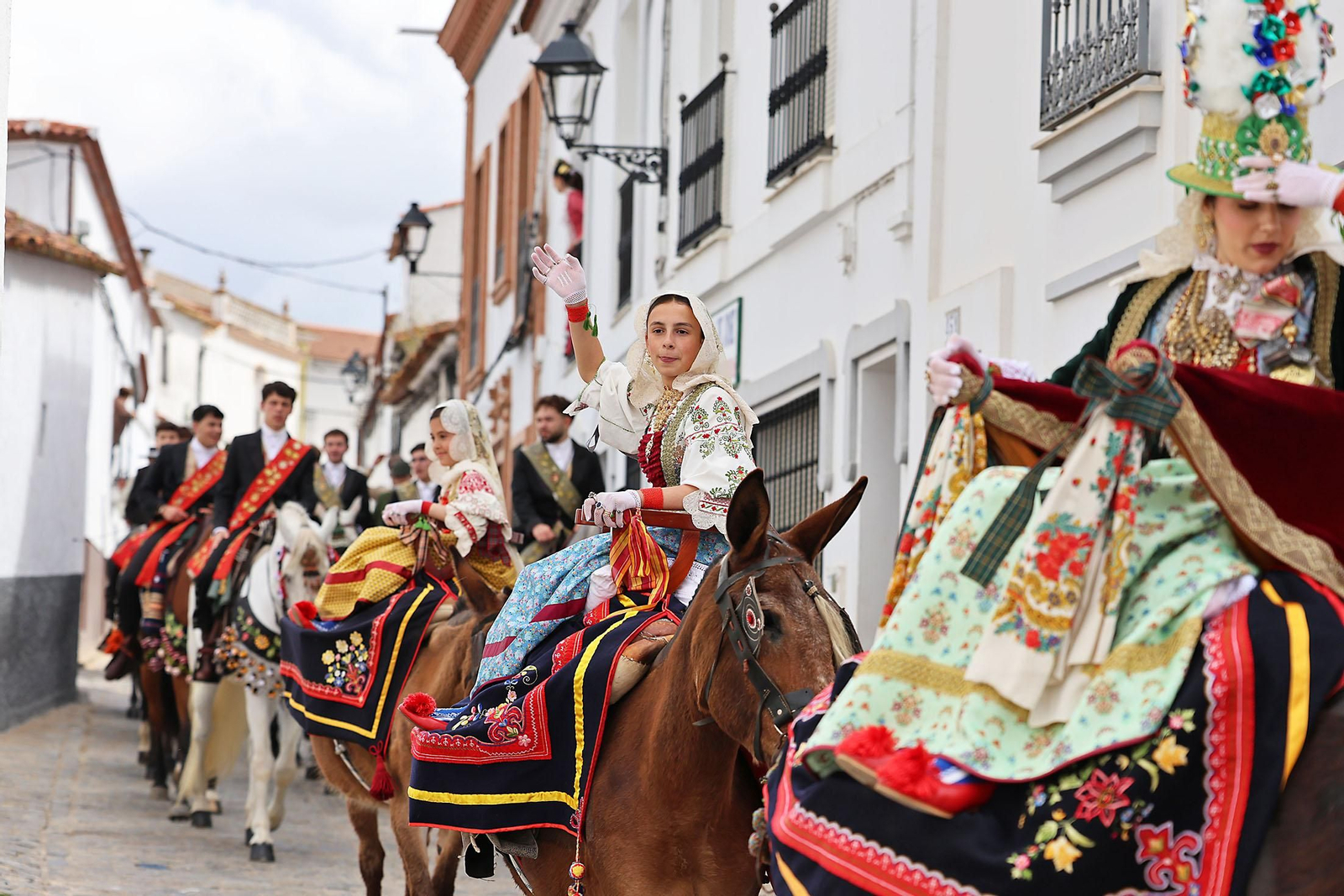 Las imágenes de la romería de San Benito Abad en el Cerro del Andévalo de Huelva