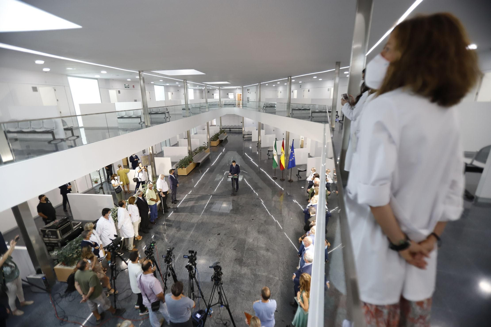 Imágenes de la inauguración del Centro de Salud de Isla Chica en Huelva