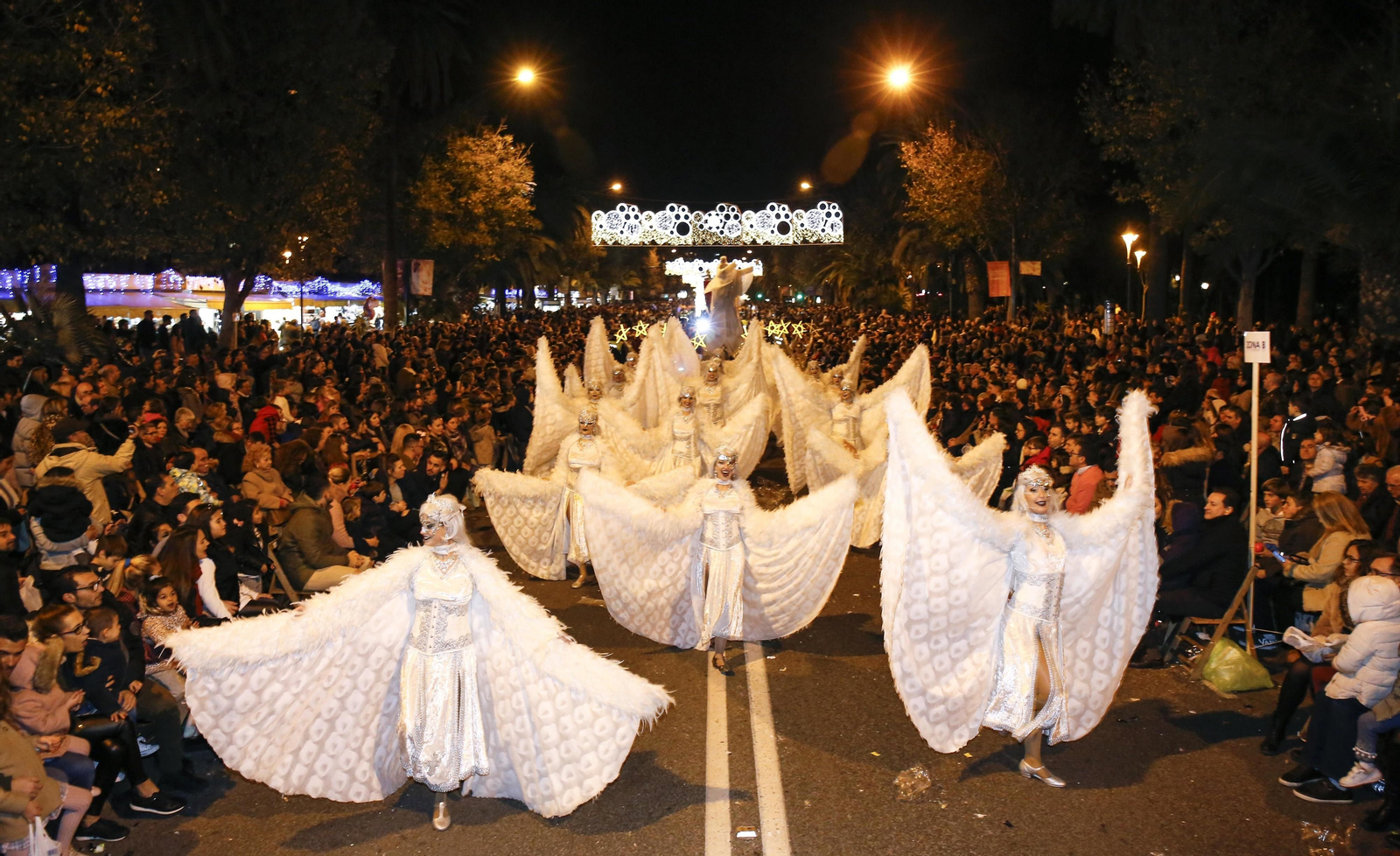 Fotos de la Cabalgata de Reyes en Málaga capital.