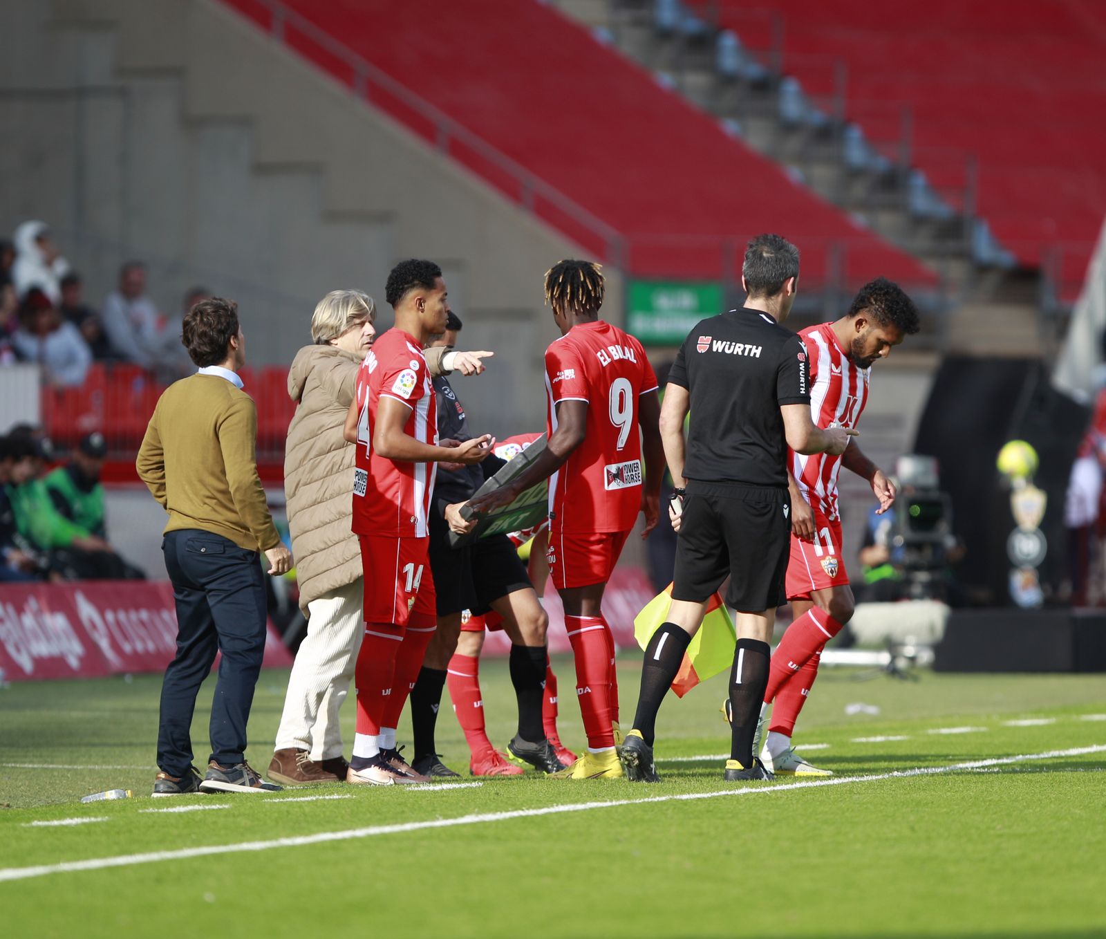 Imágenes del partido U.D. Almería-Real Sociedad
