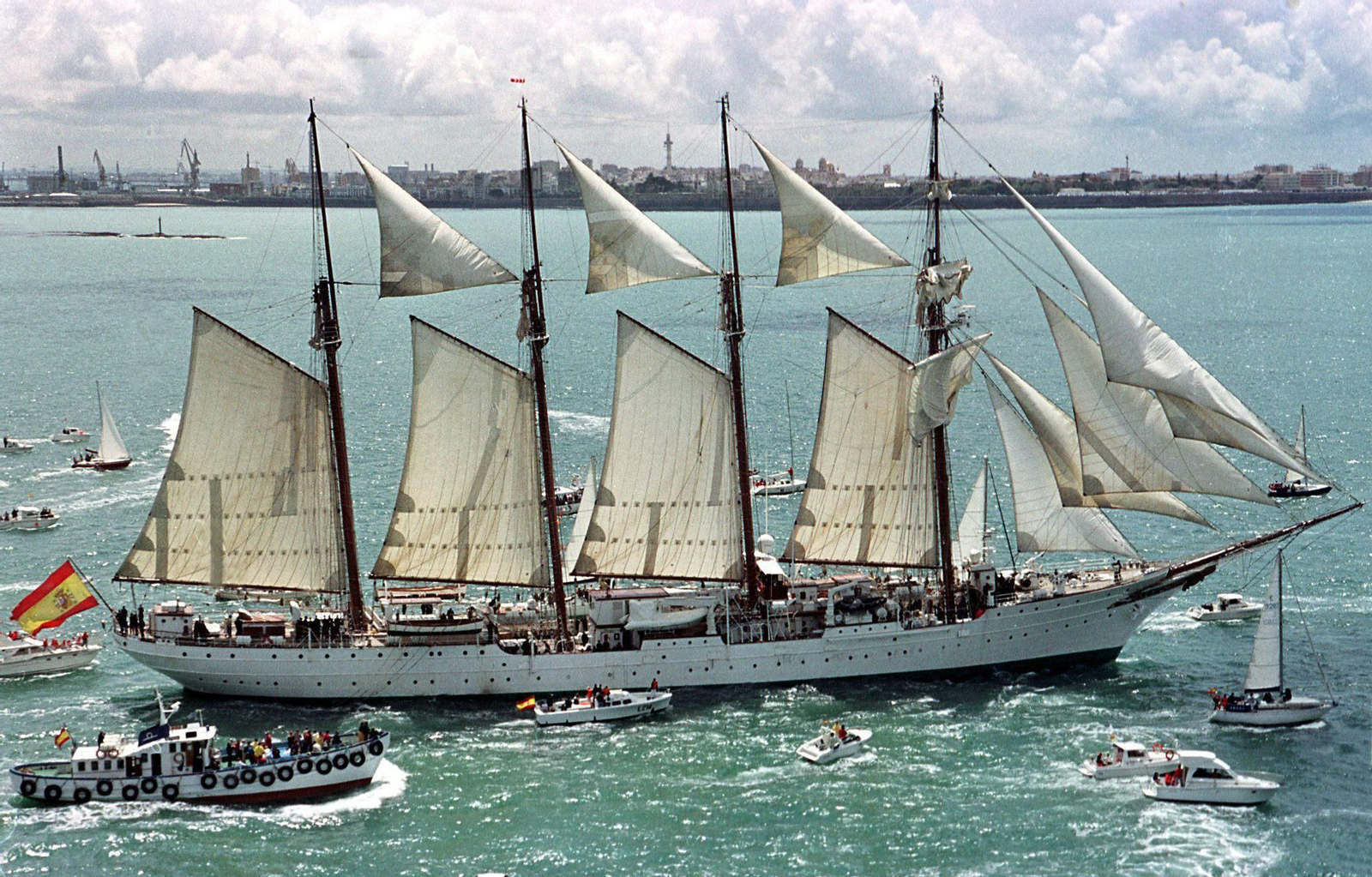 Imágenes de las grandes regatas que ha acogido Cádiz