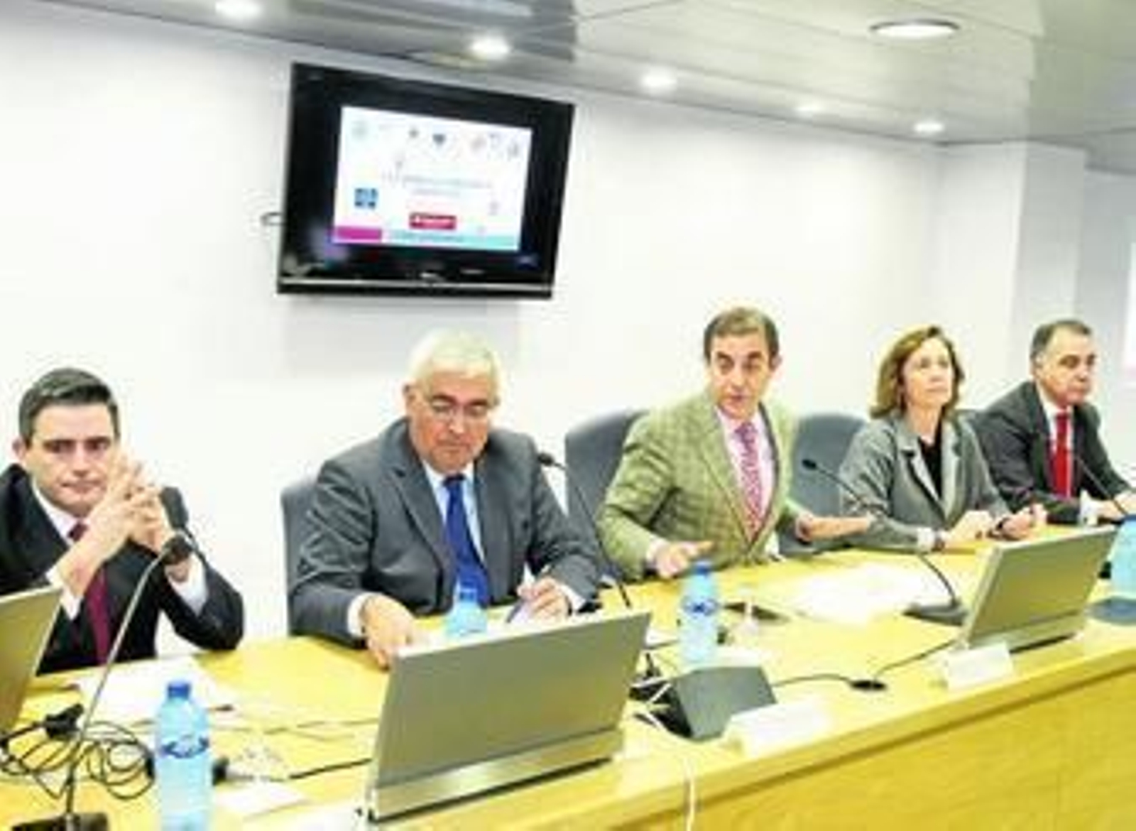 Presentación del I Estudio sobre la Empresa Familiar en Andalucía, ayer en Sevilla.