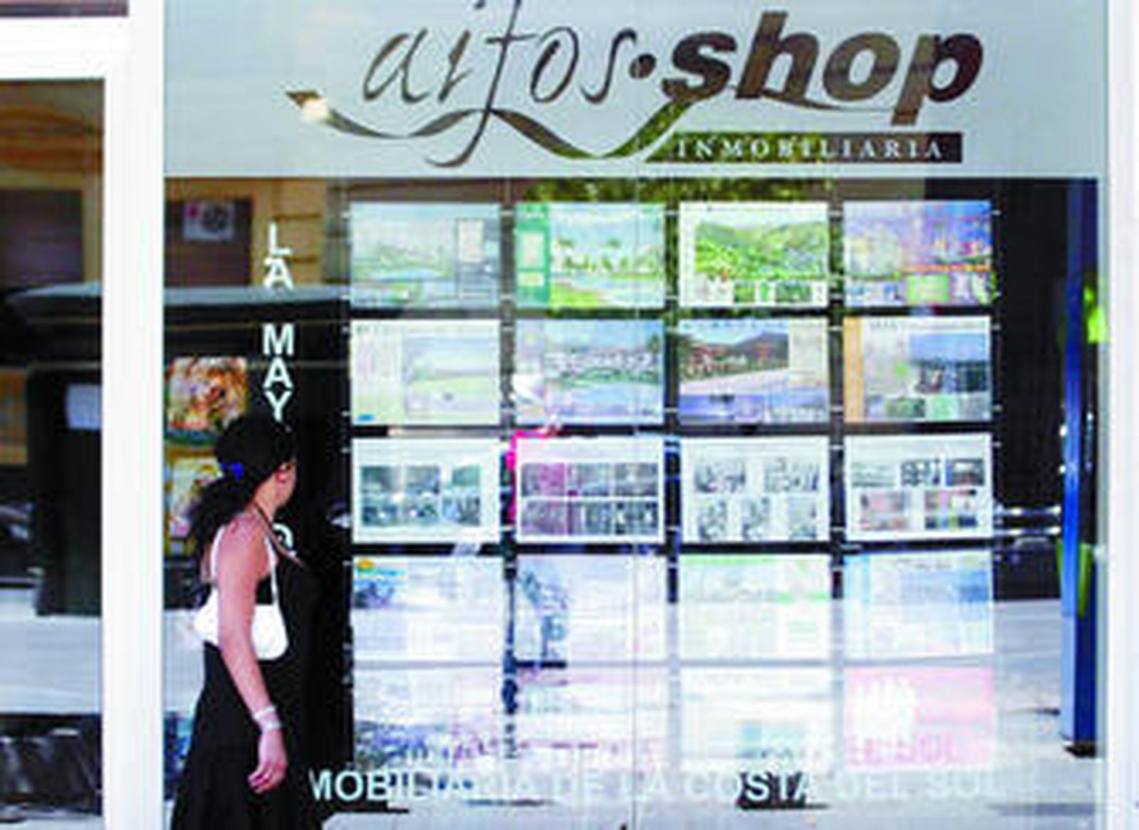 Una de las oficinas de la inmobiliaria en Málaga.