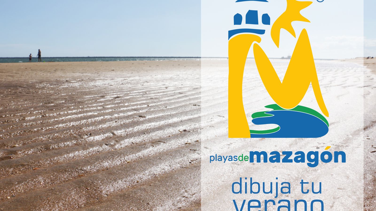 Montaje de la marca Playas de Mazagón.