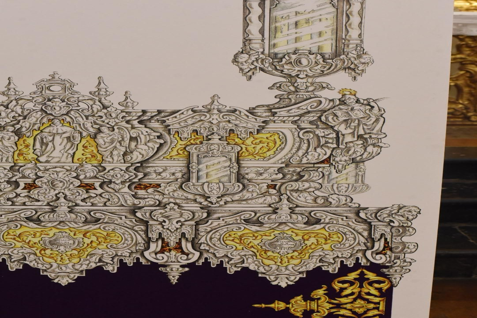 La Quinta Angustia de Córdoba presenta el diseño del paso del Señor del Soberano Poder