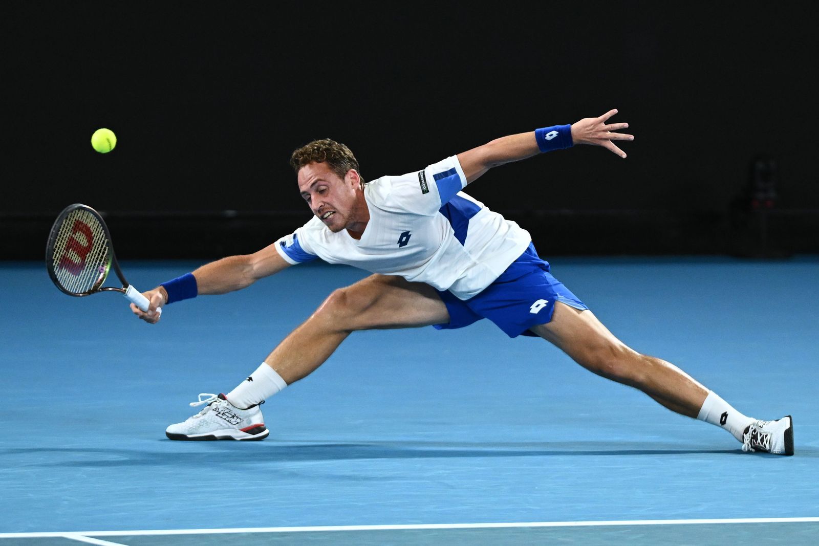 El duelo entre Carballés y Djokovic en imágenes