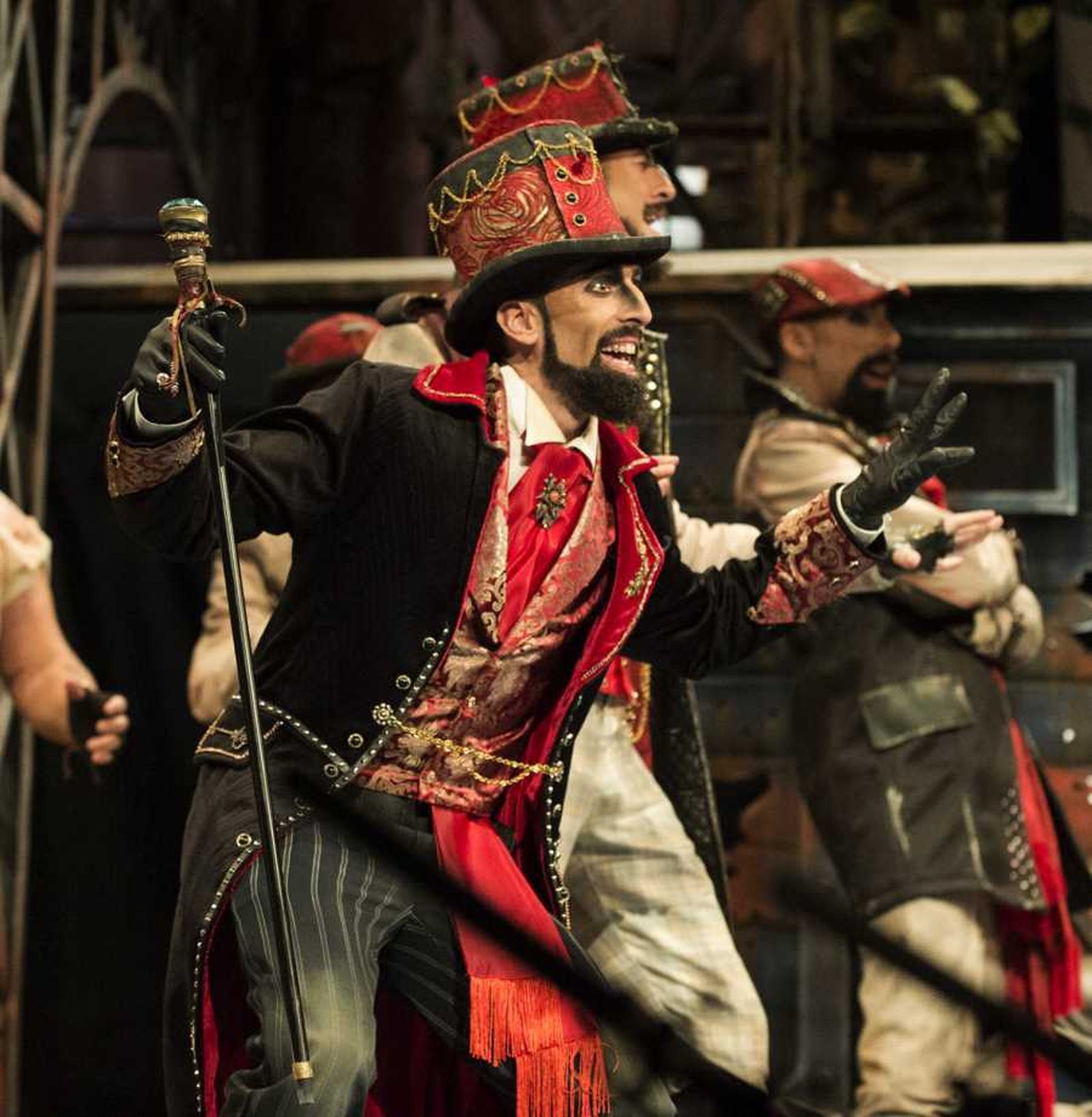 Las imágenes de la quinta función de cuartos