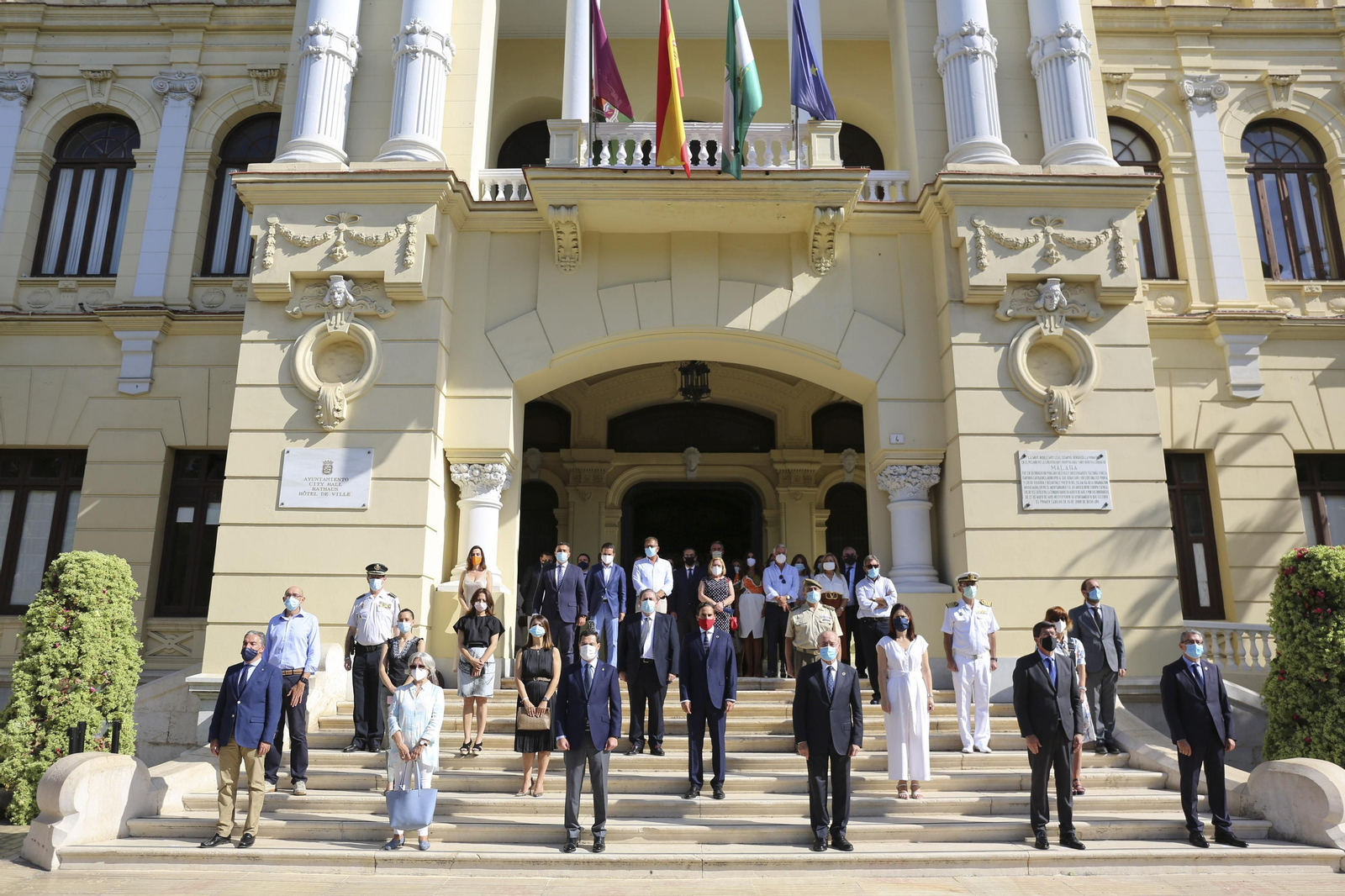 Fotos de los actos celebrados en Málaga en homenaje a José María Martín Carpena.