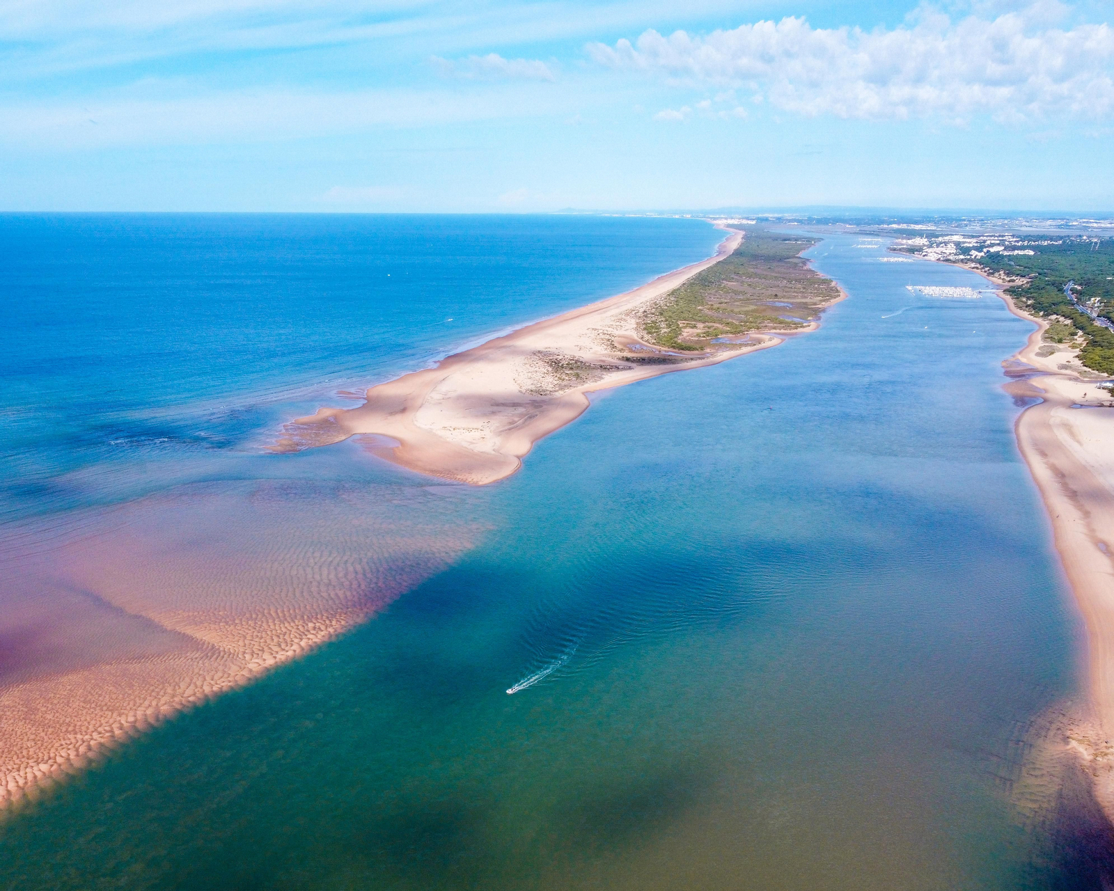 La Costa de Huelva a vista de pájaro