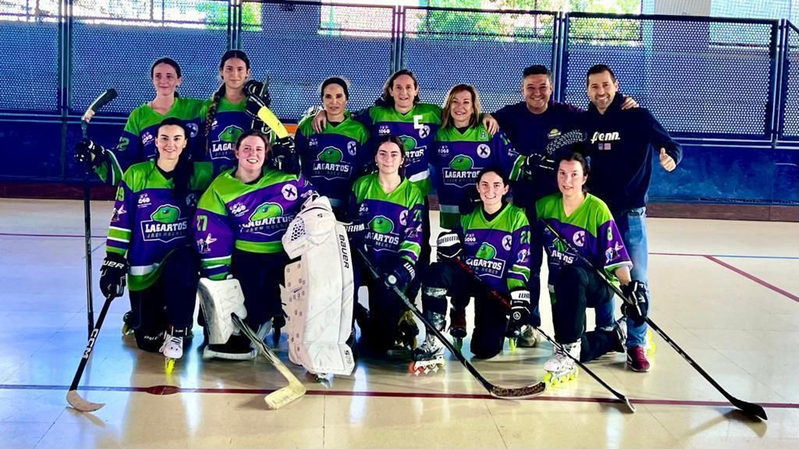 Bulldogs de Ceuta - Lizards Hockey Linea: triunfo moral para el primer equipo andaluz de hockey linea femenino