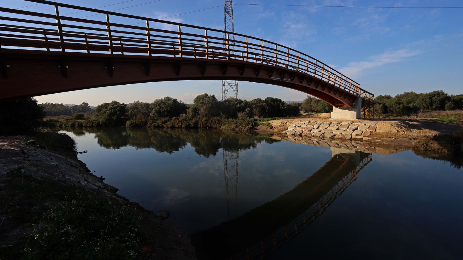 Sendero del arroyo de la Madre Vieja en San Roque