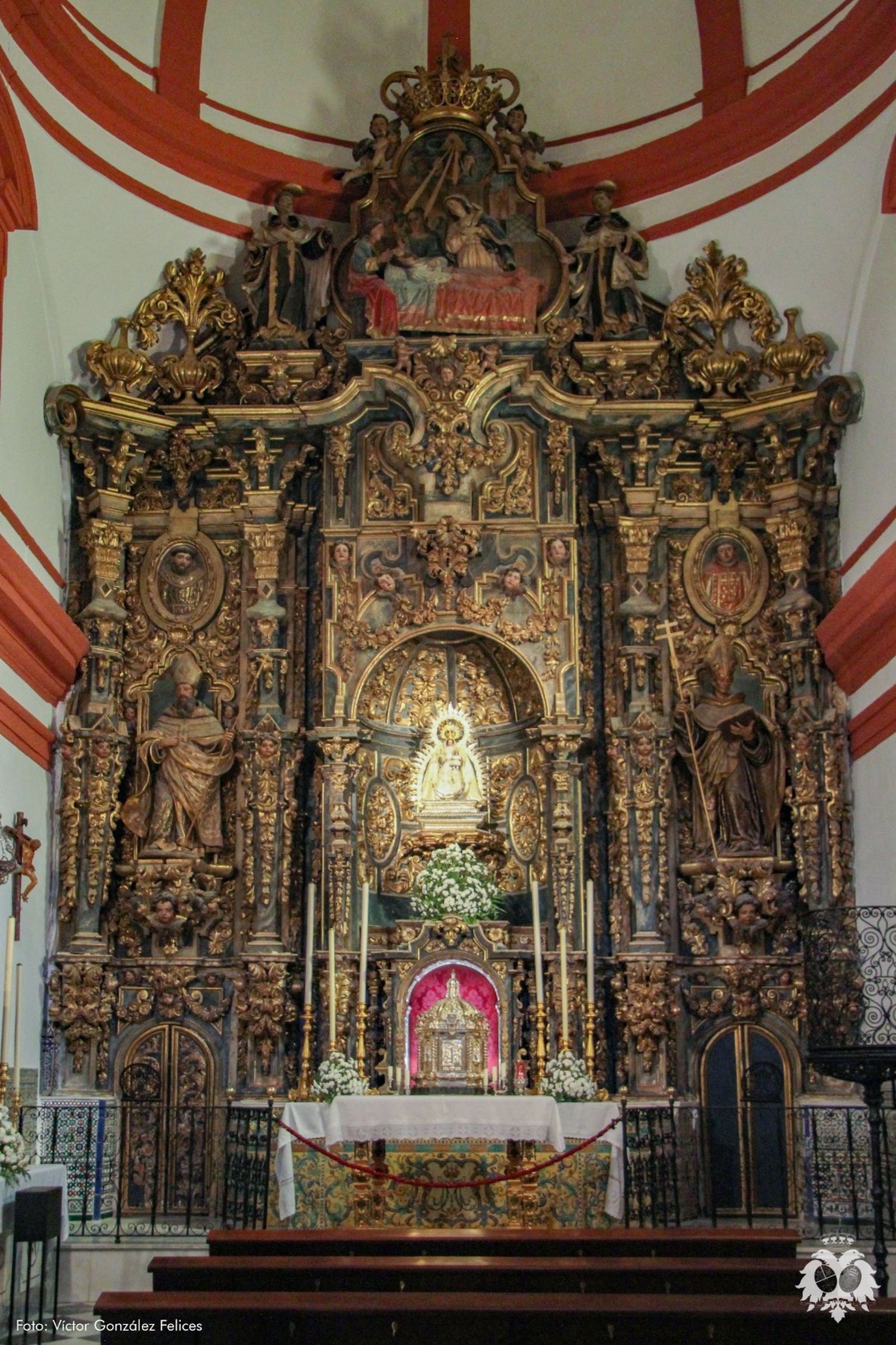 El altar de la Capilla Sacramental