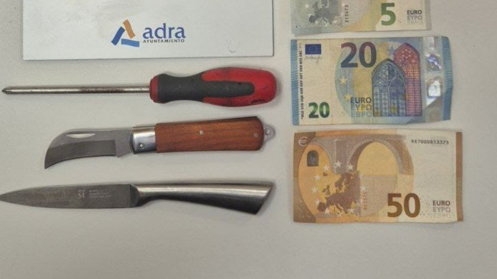 Efectivos incautados.