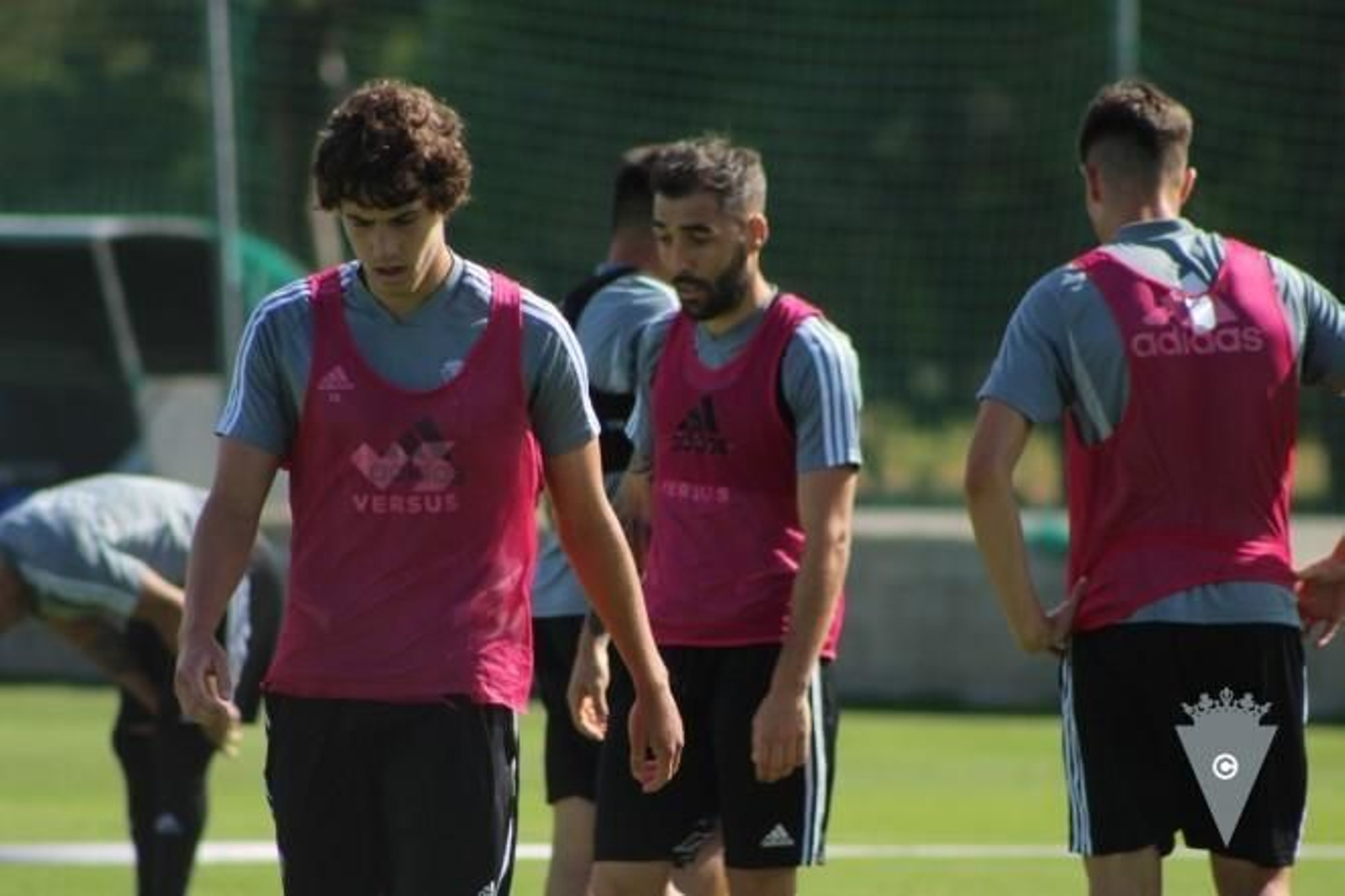 Marc Baró, durante la sesión que el Cádiz desarrolló el martes.