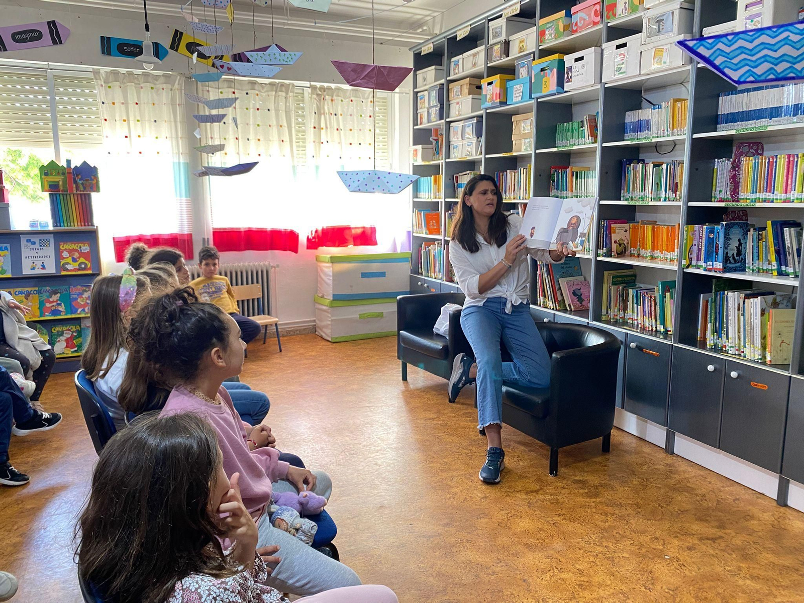 Un de las actividades programadas en el colegio La Unión.