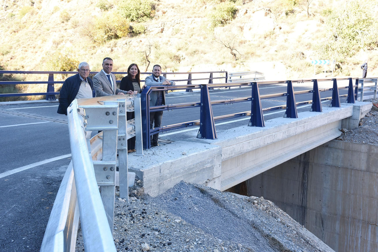 Inauguración del puente de Albuñuelas Inauguración del puente de Albuñuelas